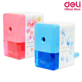 Deli 0736 Pencil Shaepener เครื่องเหลาดินสอ กบเหลาดินสอแฟนซี เหลาง่าย ประหยัดแรง ที่เหลาดินสอ กบ อุปกรณ์เครื่องเขียน