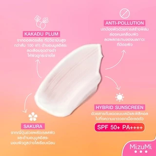 [แพ็คคู่] MizuMi UV Bright Body Serum (180 ml) เซรั่มกันแดดทาผิวกาย เบาสบายผิว หอมละมุน