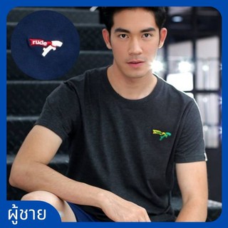 💥Pro_M9 // Rudedog​® เสื้อยืดผู้ชาย รุ่น​ Mini Super