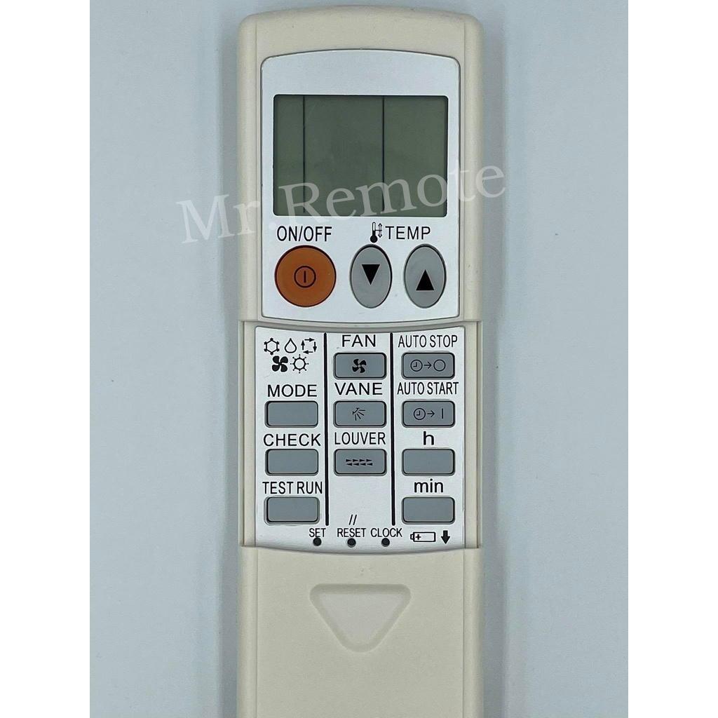 รีโมทแอร์ Mitsubishi รุ่น 002CP (แขวนฝังฝ้าเพดาน) ต้องเหมือนเดิมเท่านั้นจึงจะใช้งานได้