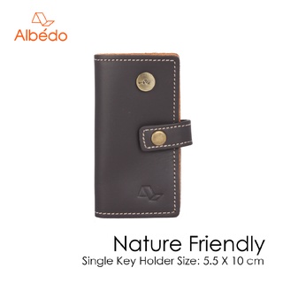 [Albedo] SINGLE KEY HOLDER กระเป๋าเก็บกุญแจ/ที่ใส่กุญแจ/พวงกุญแจ รุ่น NATURE FRIENDLY - NF05779