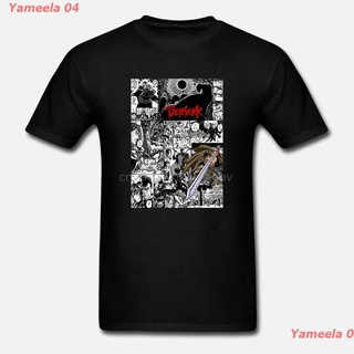 ผ้าฝ้ายคอกลมYameela 04 New เสื้อยืดผ้าฝ้ายพิมพ์ลาย Berserker Anime สําหรับผู้ชาย salefrom S-4XL