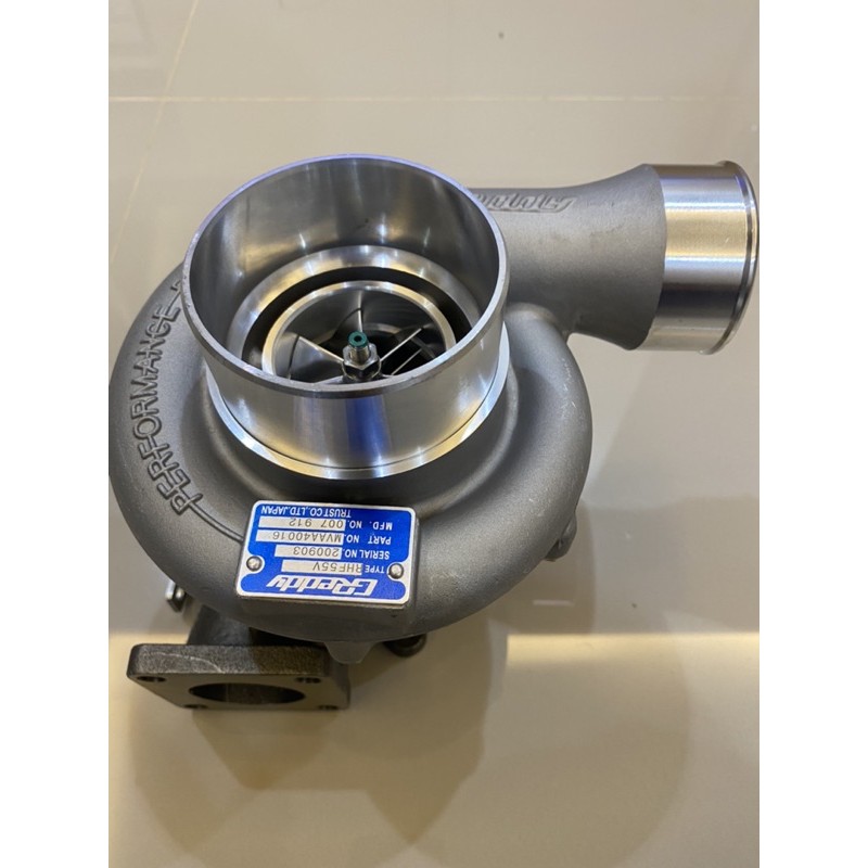 เทอร์โบ F55v ใบบิลเลท ฝาหน้าGreddy พร้อม โข่งหลังเบอร์12