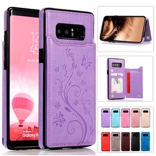 เคสโทรศัพท์หนัง ฝาพับ ลายผีเสื้อ พร้อมช่องใส่บัตร สําหรับ Samsung Galaxy A72 A52 A52S A12 A53 A73 4G 5G