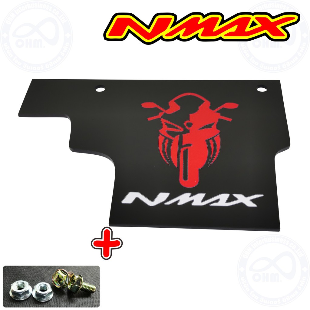 กันดีด Nmax 2020 บังโครน Nmax2020 บังฝุ่น Nmax2020 ชุดแต่ง yamaha xmax ของแต่ง อะคริลิก สีดำ