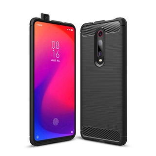 Xiaomi Redmi 9 9A 9C 9T 8 8A K20 K40 Pro กันกระแทก ซิลิโคนอ่อนนุ่ม คาร์บอนไฟเบอร์ Matte เคสโทรศัพท์มือถือ