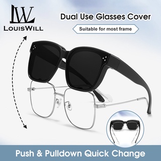 Louiswill แว่นตากันแดด สายตาสั้น เลนส์โพลาไรซ์ ป้องกันแสง UV400 สําหรับผู้ชาย และผู้หญิง เหมาะกับการขับขี่ กลางแจ้ง