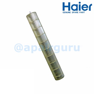 Haier รหัส A0010202227A (A0010202227) CROSS FLOW FAN โพรงกระรอก โบว์เวอร์ ใบพัดลม คอยล์เย็น อะไหล่แอร์ ไฮเออร์ ของแท้