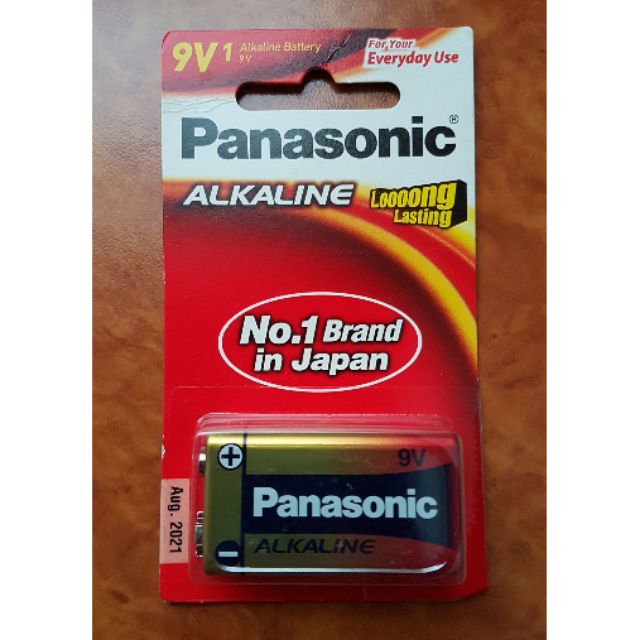 ถ่าน Panasonic Alkaline 9V 6LR61T/1B / [ 1 ก้อน ]