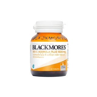 Blackmores Bio C Acerola Plus 1500mg 40 เม็ด แบลคมอร์ส ไบโอ ซี อะซีโรลา พลัส (ผลิตภัณฑ์เสริมอาหาร)