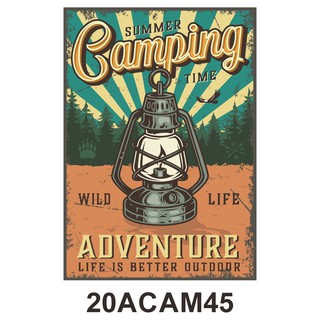 อุปกรณ์งานdiy  ตัวรีดติดเสื้อ อาร์มรีดติดกระเป๋า ลายCamping