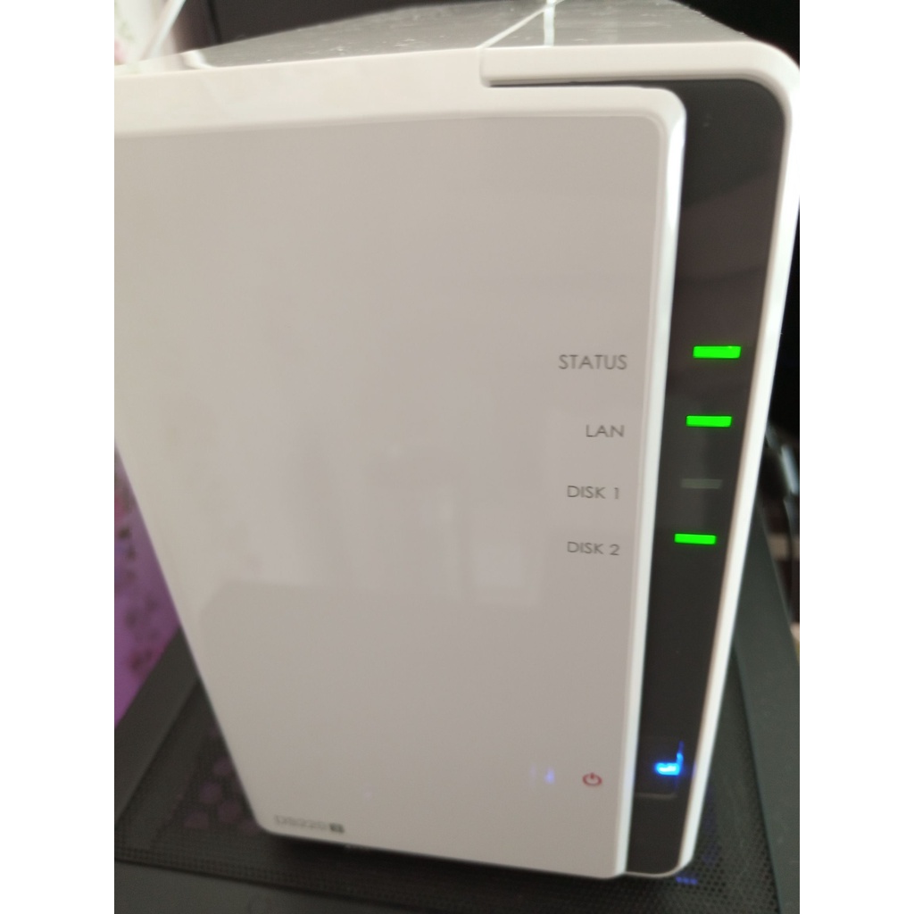 ⭐ Synology รุ่น DS220J อุปกรณ์ NAS Cloud Storage DiskStation 2-Bay สินค้ามือสองสภาพดีมาก (สภาพเกิน 9