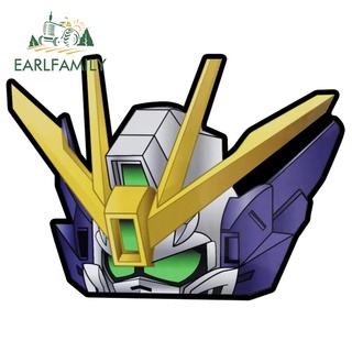 Earlfamily สติกเกอร์ไวนิล ลายการ์ตูนอนิเมะ Mecha Wing Peeker JDM กันน้ํา สําหรับติดตกแต่งหน้าต่างรถยนต์ แล็ปท็อป 13 ซม. x 9.5 ซม.