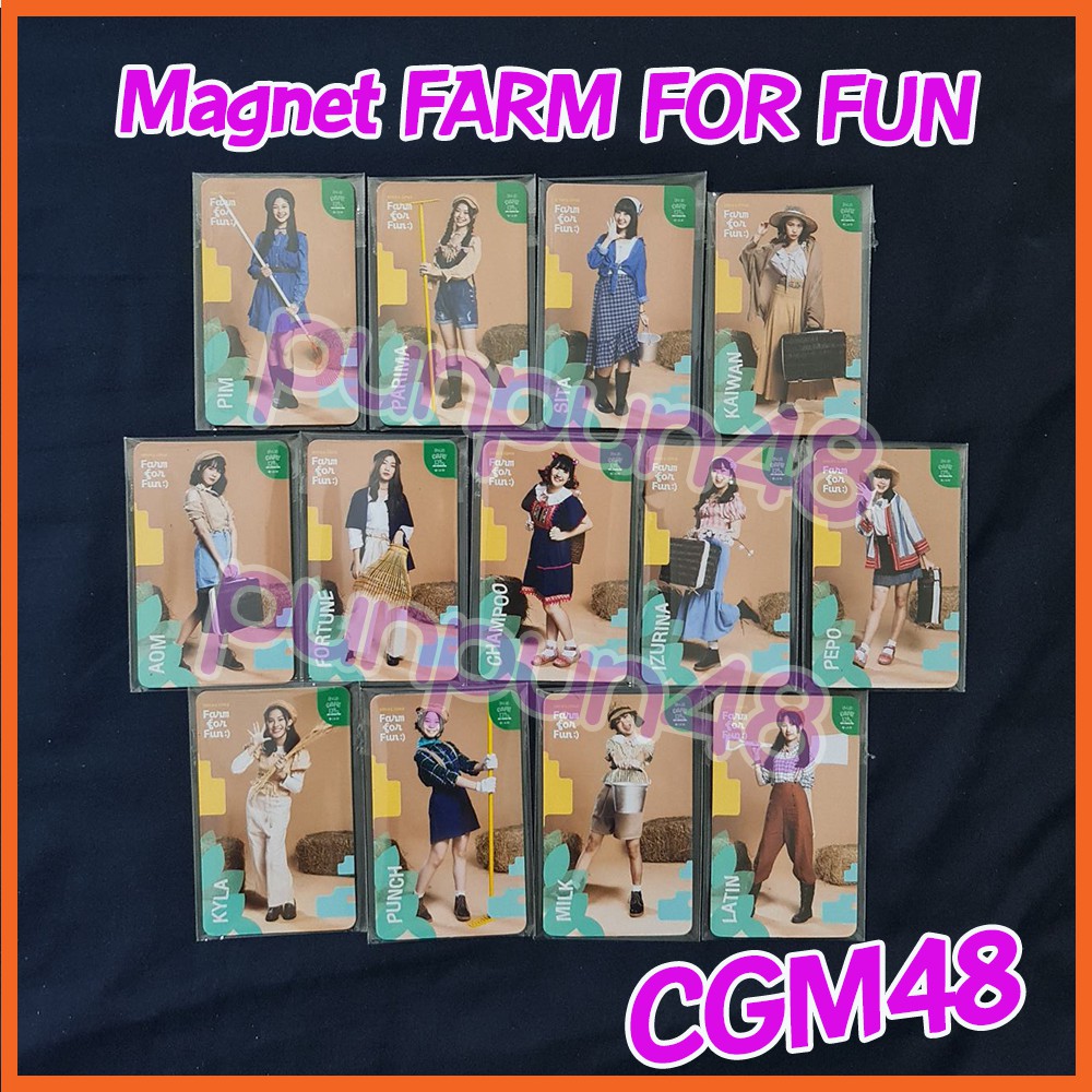 CGM48 Magnet Farm For Fun CGM แมกเนต ซีจีเอ็ม มีเก็บปลายทาง ออม ฟอร์จูน แชมพู ไข่หวาน สิตา ปะริมะ มิ