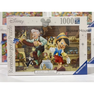 พร้อส่ง-จิ๊กซอว์ Disney Pinocchio พินอคคิโอ แบรนด์ Ravensburger 1000 ชิ้น