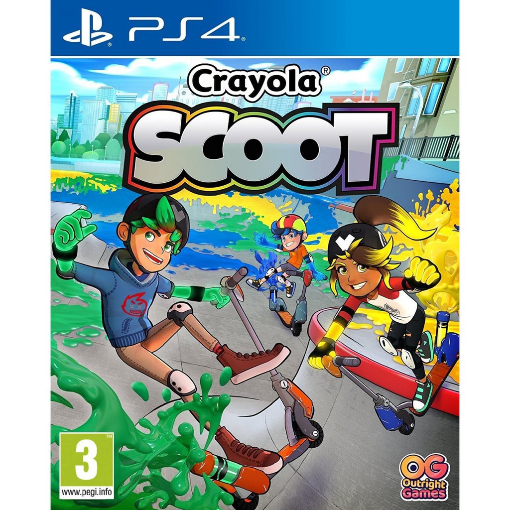 (มือ1) PS4 : CRAYOLA SCOOT