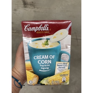 !!แพ๊คคู่!! ซุปครีมข้าวโพด/ซุปครีมเห็ด (ชนิดผง) ตรา Campbells