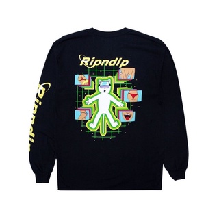 SLUM LTD - RIPNDIP Virtual Nermality Long Sleeve Black