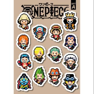 แม่เหล็กชุด. ONE PIECE PIXEL MAGNET วันพีช DICUT A