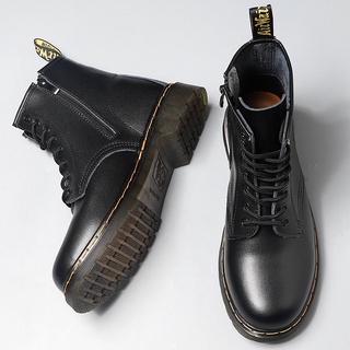 Dr. Martens Men Side Zipper Boots Plus Size High Tops Shoes Couple Unisex Boots