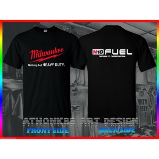 ใหม่เสื้อยืด Milwaukee Milwaukee Fuel M18 Nothing But Heavy Duty สําหรับผู้ชาย