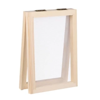 จัดส่งจากประเทศไทยPICKZEN กระดาษทํา Mould Frame Multi-size การเรียนรู้ไม้ Handcraft ไม้ตาข่ายแม่พิมพ์