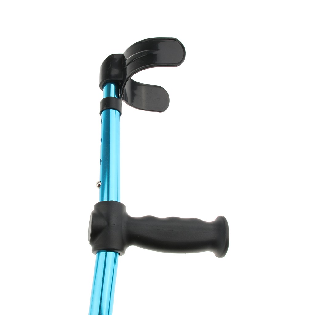 Heavy Duty Aluminum Alloy Adults Foldable Walking Forearm Crutches