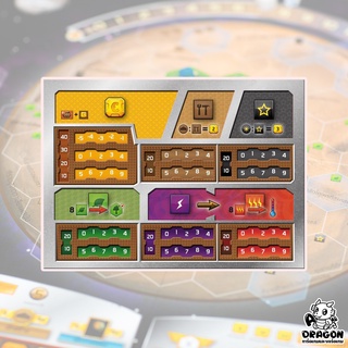 [ของแท้] พลิกพิภพดาวอังคาร (Terraforming Mars Dual Layer Player Board) (TH) 5 ชิ้น