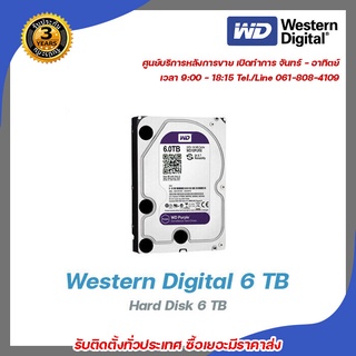 Western Digital Hard Disk 6 TB HHD ฮาร์ดดิส