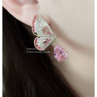 Diamond Earring งานเพชร CZ แท้ งานสวยมว้ากกกกกถึงมากที่สุดคะ รุ่นนี้แนะนำเลยค่ะ เพชรเยอะ เพชรน้ำขาวมากๆ