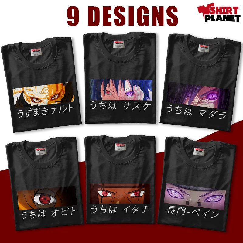 นารูโตะ Shippuden สุนทรียศาสตร์กราฟิกออกแบบ Tees คอลเลกชัน Unisex สําหรับผู้ชายและผู้หญิง zL@