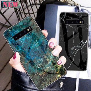 Marble Tempered Glass Samsung Galaxy J1 2016 Note 10 Lite S10e J2 Prime J4 Core J7 2015 2016 Casing Back Phone Case กรณี