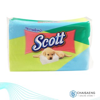 Scott Facial Tissue สก็อตต์ กระดาษเช็ดหน้า 160 แผ่น