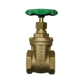 dam SANWA 1" BRASS GATE VALVE Water valve Water supply system ประตูน้ำ ประตูน้ำทองเหลือง SANWA 1 นิ้ว วาล์วน้ำ งานระบบปร