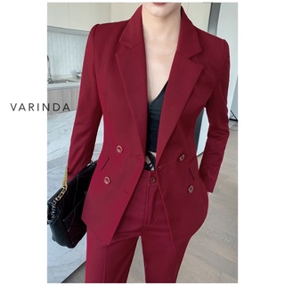 VARINDA #สูทสีแดง #สูทสีแดงออกงาน #สูทสีแดงเลือดหมู #สูทสีแดงไปงาน #สูทสีแดงสวยๆ #สูทสีแดงเก๋ๆ #สูทสีแดงใส่ทำงาน