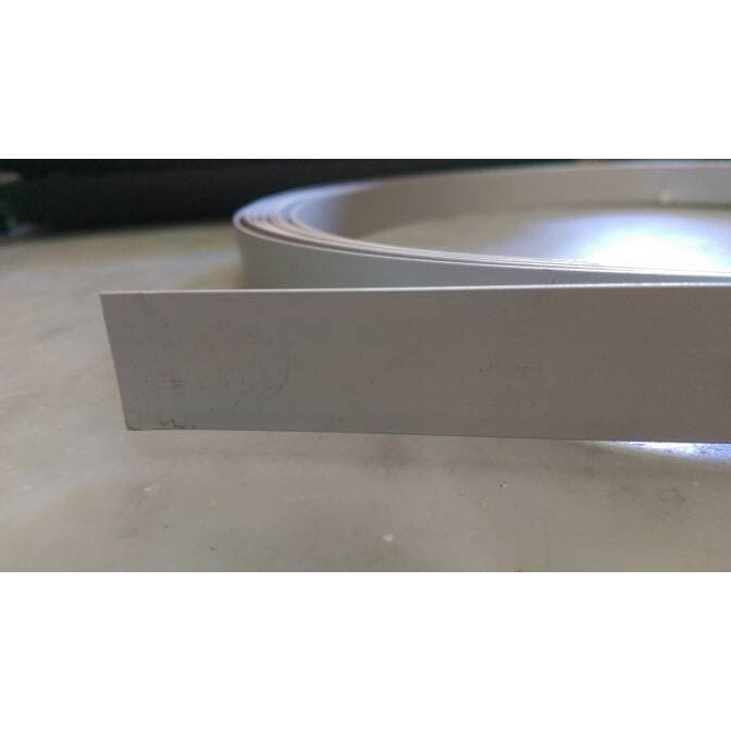 1/2" 1.25CM PLAIN ALUMINIUM PLATE LINE / ALUMINIUM LENGTH 6 เมตร