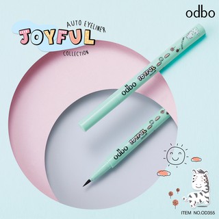 🌟 อายไลเนอร์กันน้ำ หัวแปรง แบบปากกาเมจิก โอดีบีโอ ODBO JOYFUL COLLECTION AUTO EYELINER OD355