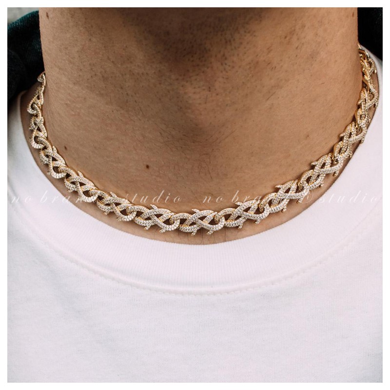 สร้อยคอมุกไข่มุก Thorn Dia เหมาะสำหรับทั้งผู้ชายและผู้หญิง