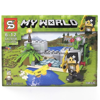 ProudNada Toys ของเล่นเด็กชุดตัวต่อเลโก้มายเวิร์ล S MY WORLD 115+PCS SY785B