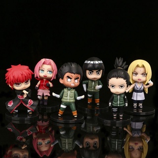 🎉โมเดลนารูโตะ ชุด 6 ตัว โมเดลNaruto  สูง 9 Cm. (สินค้าจากจีน)