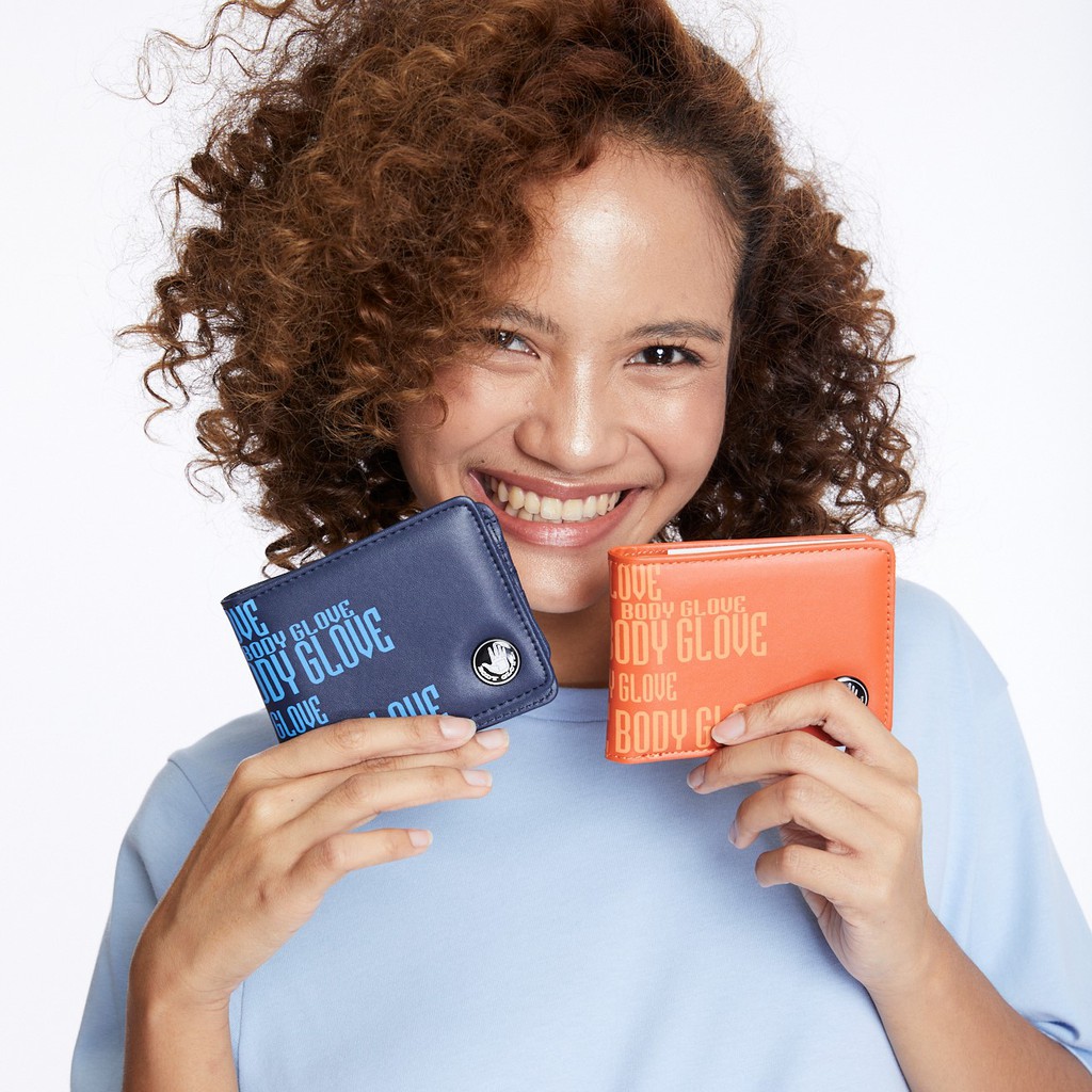 Unisex Accessories Wallet กระเป๋าสตางค์ สีกรมท่าและสีส้ม a0808861387