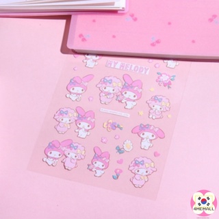 [Daiso Korea] My Melody Distribution Sticker (3ea) /  Diary Decorating, Photo Card Decorating