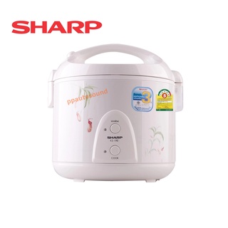 SHARP หม้อหุงข้าว ไฟฟ้า อุ่นทิพย์ รุ่น เดอลุกซ์ KS-19E 600W (ขนาดความจุ 1.8 ลิตร) คละลาย