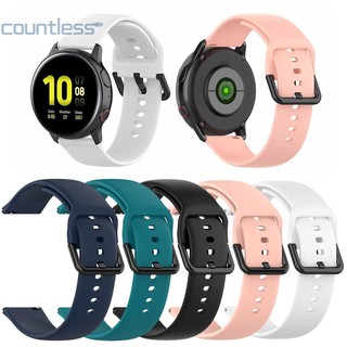 cou สายนาฬิกาข้อมือซิลิโคนสําหรับ samsung galaxy watch active 2 40 มม 44 มม l