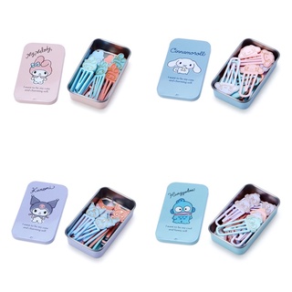 Sanrio 📎 Smoky Color Series เซ็ทคลิปลายตัวละครซานริโอ้