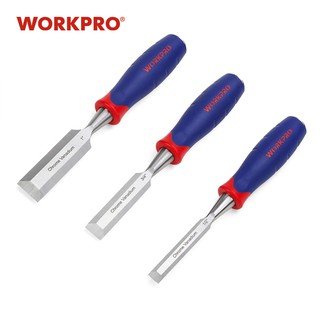 WORKPRO ชุดสิ่วสำหรับงานไม้ 3 ชิ้น