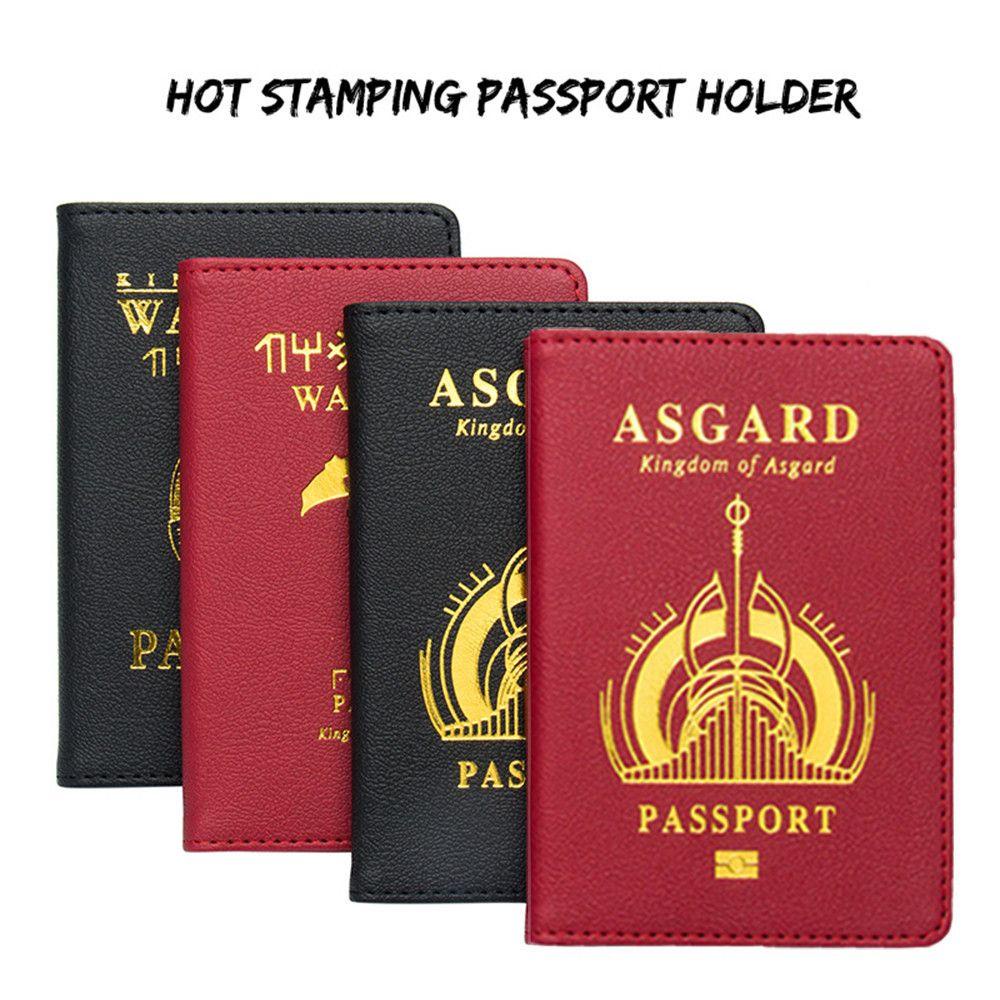 Suyo Passport L eather Travel Organizer PU LOGO Wakanda