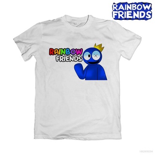 เสื้อยืดแขนสั้นลําลอง พิมพ์ลายกราฟฟิค Roblox Rainbow Friends น่ารัก พลัสไซซ์ สําหรับผู้ชาย และผู้หญิงS-5XL