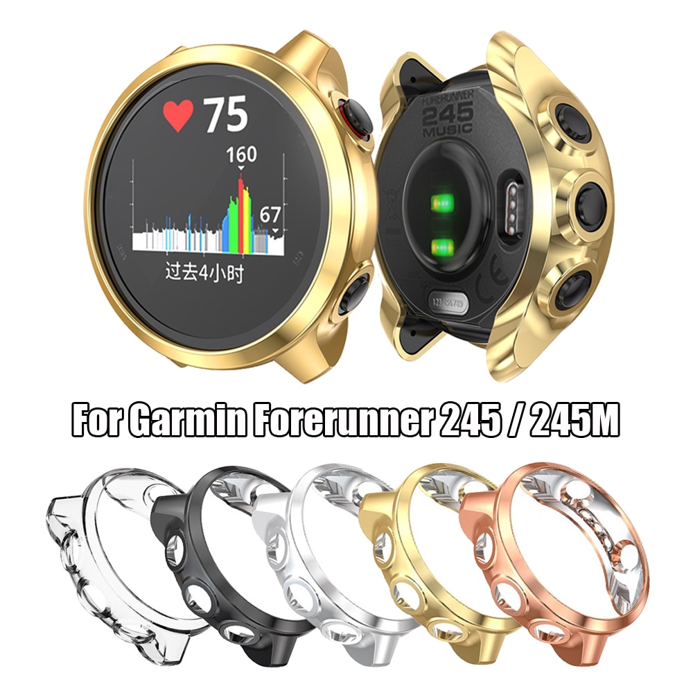 เคสนาฬิกาข้อมือแฟชั่นกันกระแทกสําหรับ garmin forerunner 245/245 m