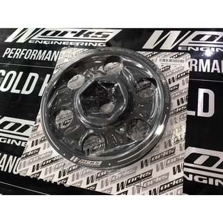 Works engineering Crank Pulley Light weight Pro-balance Honda Jazz GE GK Brio City พูเล่ย์หน้าเครื่อง